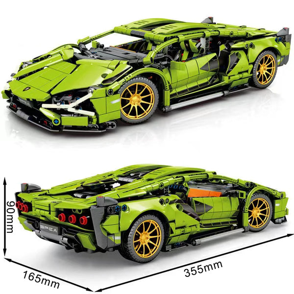 Green Lamborghini Toy Car | Lamborghinis Sports Car Toy | Play Dates