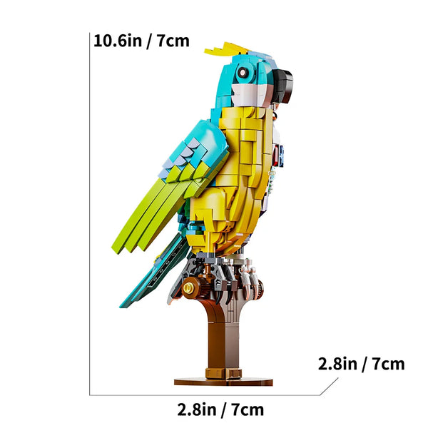 Building Block Parrot Toy | Building Block Parrot | Play Dates