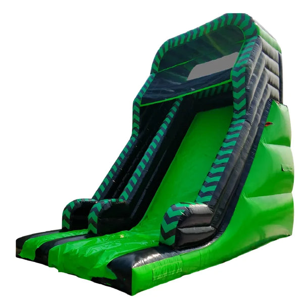 Inflatable Green & Black Slide 6x4x5m